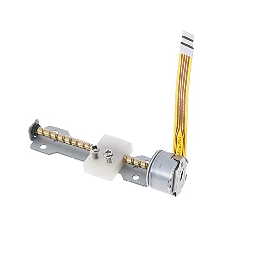 Mini motore, motori a corrente continua, Motor 1pc Micro Stepper Motor, 4-6V DC 2 Phase 4 Wire, Step Angle 18 Degrees Motor with Slider, Dia 15MM Rod 50MM, Length of Screw Rod: 50mm Mini Precision