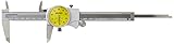 Uhren-Messschieber, 0-150 mm, 0,01 mm, 1 mm/U, metrisch