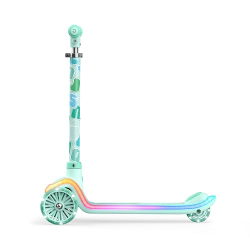 Jetson Twee 3-Wheel Light-Up Kick Scooter, Kids’ Scooter with LavaTech Deck Lights, Adjustable...