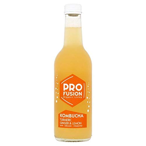 Profusion Kombucha Orgánica Cúrcuma, Limón y Jengibre - 11.2 fl oz (11.61 fl oz)
