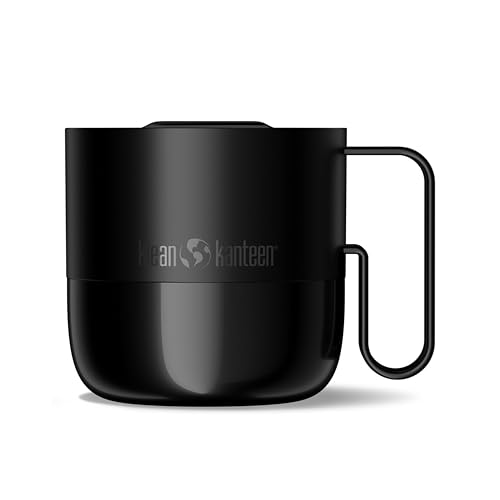 Taza termo Klean Kanteen 12 oz acero inoxidable negro miniatura 1