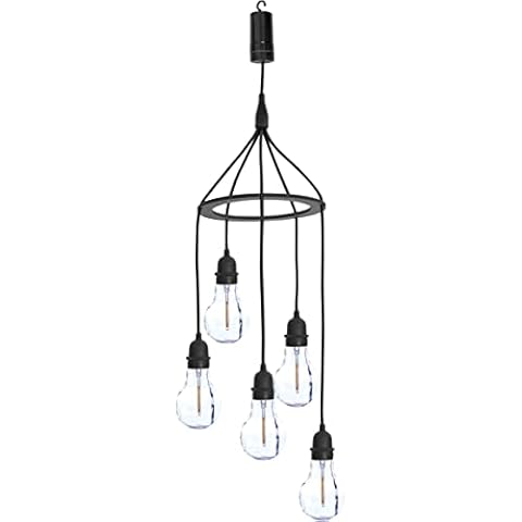 Luxform Hubble LED Pendant Light 1.5 V 6 x 12.3 cm Transparent Cover