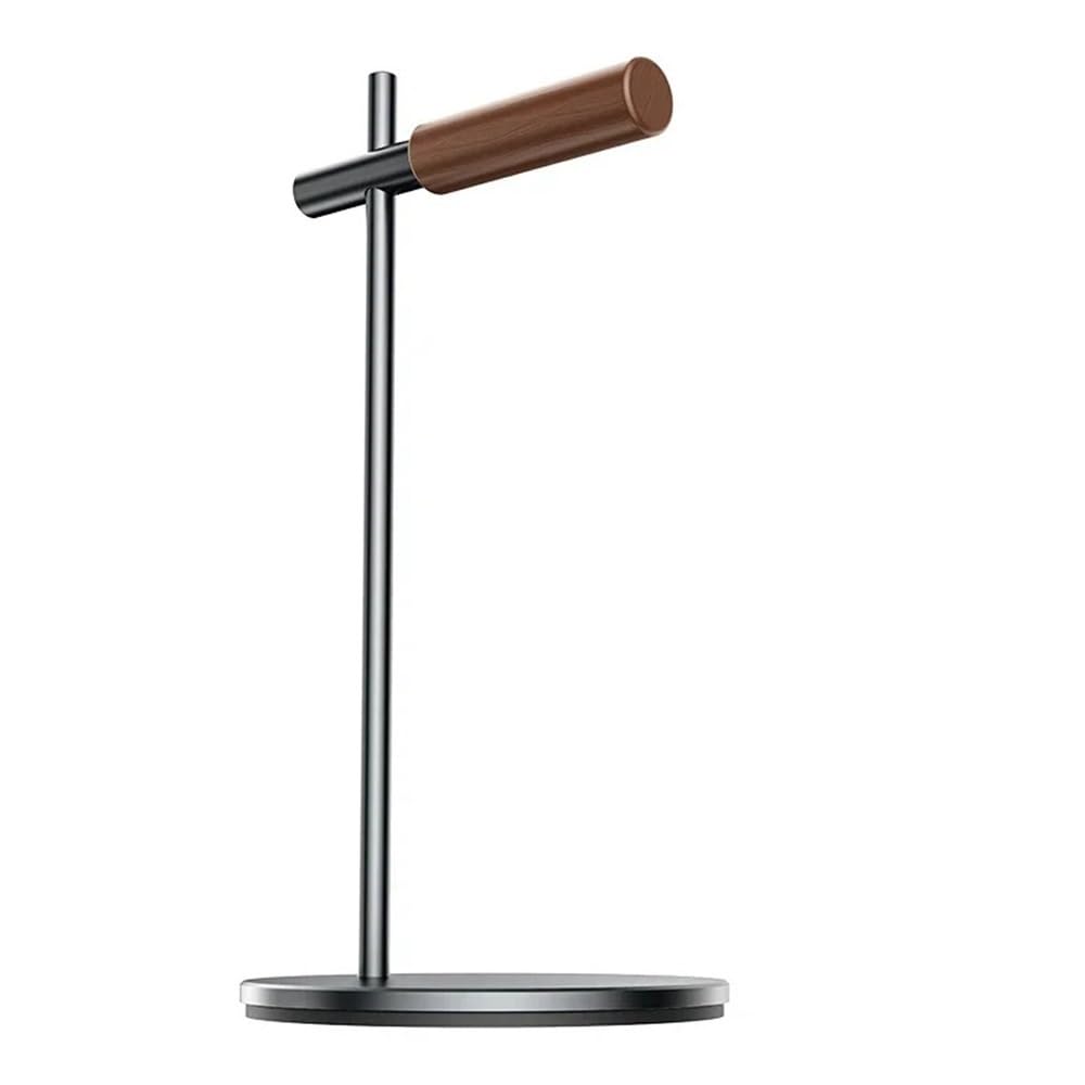 Soporte para auriculares de aleación de aluminio, elegante y genial soporte para auriculares de escritorio para Apple Vision Pro, soporte para auriculares para juegos (V01 gris)
