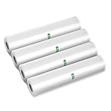 Youyijia 4 Rollen Vakuumierfolie Rolle Folienrollen für Vakuumierer 28 x 600 cm BPA-frei...