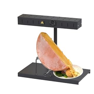 Appareil Raclette Alpage® Signature Basalte (Noir) Traditionnel 6-10 Pers – Rampe Chauffante Réglable – 230V – Louis Tellier – Pour Professionnels et Familles