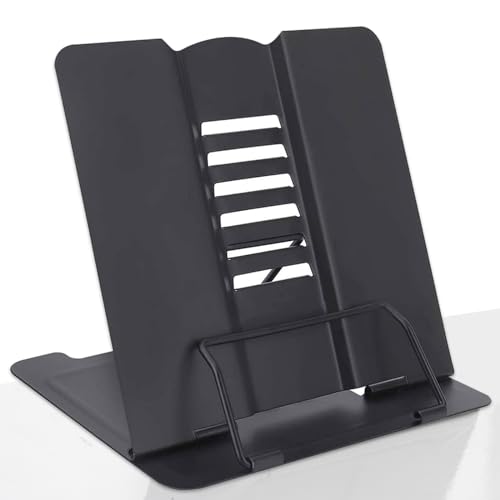 Tiwihon SJ02 Black Metal Cookbook Holder