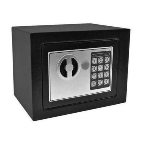 Cofre Eletrônico de Embutir Na Parede Tomada Pequeno Digital Com Chave e Senha Para Residência Caixa Segurança Documentos Embutido Portátil Residencias