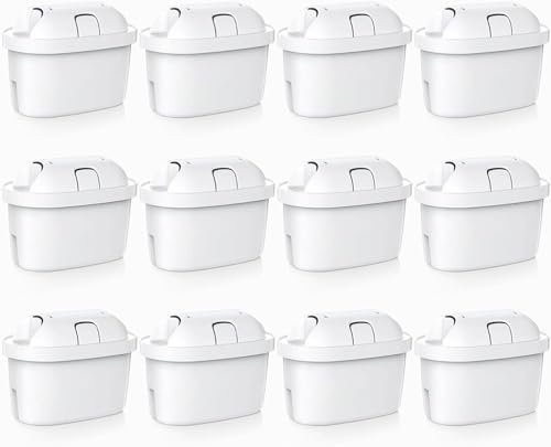 Molifal Lot de 12 cartouches filtrantes à eau compatibles avec Brita Maxtra, Maxtra+, pour carafes...