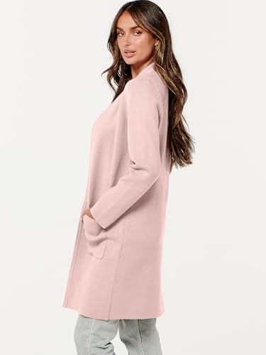 Image of ANRABESS Cardigan Sweater for Women Casual 2026 Fall Fashion Coat Long Sleeve Open Front Knit Coatigan Outwear