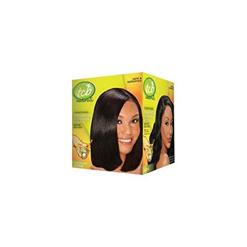 TcbNaturals Argan Oil Vitamin E & Olive No Lye Relaxer Kit Super
