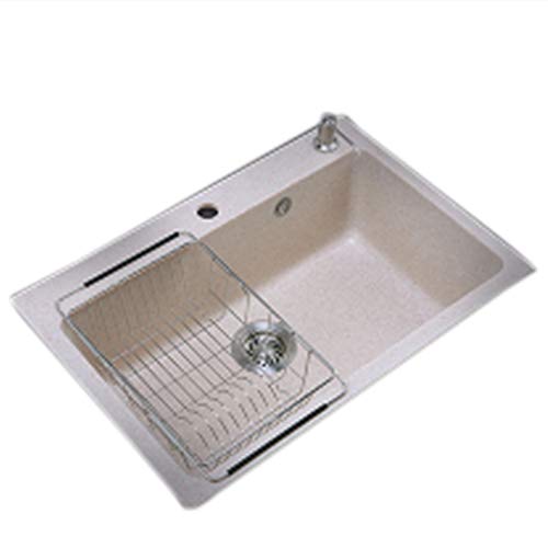 Küche Geschirrspüle Haushaltsspüle Handwaschbecken Bad Waschbecken Quarz Stein Küche Waschbecken Neues Haus Renovierung Doppel Waschbecken 2 Becken