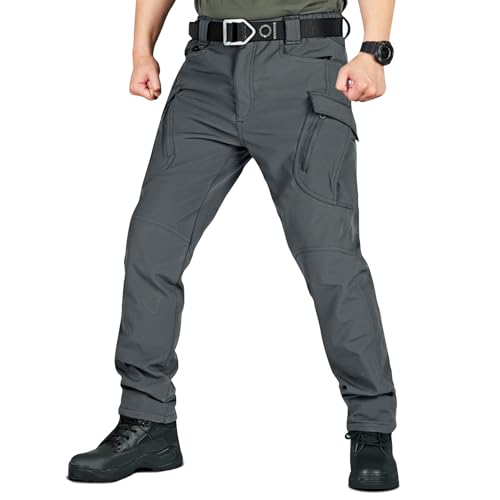 El Mejor Listado de Pantalones Riders - 5 favoritos. 46 CUBIC PLANET Pantalones Tácticos Impermeables para Hombre - Cargo Multibolsillos, Trekking, Montaña, Aire Libre, Antiviento, Ligero y Duradero (Tallaje Perfecto, Outdoor/Work)