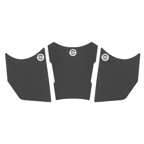 Protection 350AC haut de gamme : genouillères de réservoir au design texturé premium