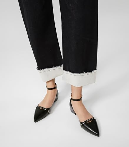 Arromic Pointed Toe Flats for Women Ankle Strap D'Orsay Fashion Comfortable Dressy Shoes4