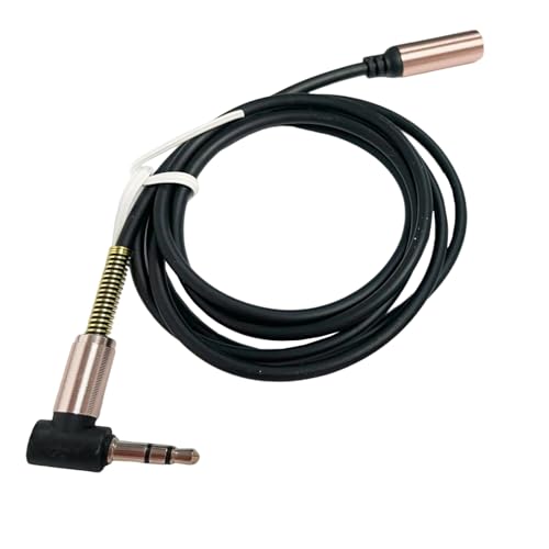 Jlobnyiun Cable de conexión de audio para altavoces | Adaptador de audio con conector de 3,5 mm – Accesorios cable auxiliar estéreo para altavoces auriculares móviles