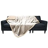 【MATERIAL】 Wasserdichte Decke aus 100% doppelseitiger Korallensamt Strukturiert (Polyester). Gut gemachter Bezug aus ultraweichem, extravagantem Stoff.