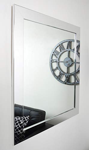 BrandtWorks BM015L3 Chrome Wall Mirror, 32 x 55, Silver