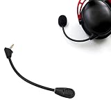 Zapasowy mikrofon nagłowny HaloVerde z technologią redukcji szumów, elastycznym wysięgnikiem 360 stopni i pozłacaną wtyczką 3,5 mm do gier Gaming