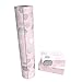 WRAPAHOLIC Wrapping Paper Roll - 24 Inch X 100 Feet Jumbo Roll Rose with Silver Foil Design, Perfect for Wedding, Birthday, Holiday, Baby Shower and More Occasions