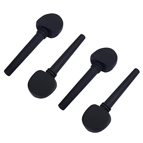 4pcs 4/4 Cello Ebony Wood Tuning Pegs