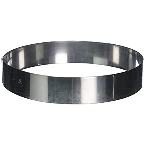 Matfer Bourgeat 371410 Mousse Ring, Silver #TOP5