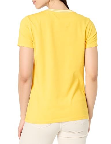 Image of Nautica Women's Solid V-Neck Short Sleeve T-Shirt Shirt