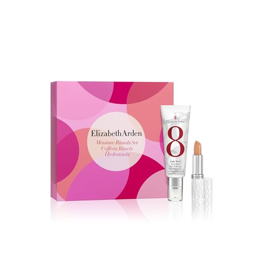 Elizabeth Arden - Set de Regalo Eight Hour, Dúo esencial, HydraPlay Skin Perfecting Daily Moisturizer, 45ml + Bálsamo Labial SPF 15, 3,7g, para Mujeres