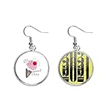 Größe: Ohrring-Größe: Durchmesser 2,7 cm, Dicke 0,2 cm