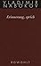 Erinnerung, sprich: Wiedersehen mit einer Autobiographie (Nabokov: Gesammelte Werke, Band 22)