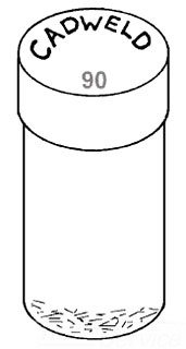 CADWELD 32XF19 CAST Iron/DUCTILE Iron Material, Welding Material