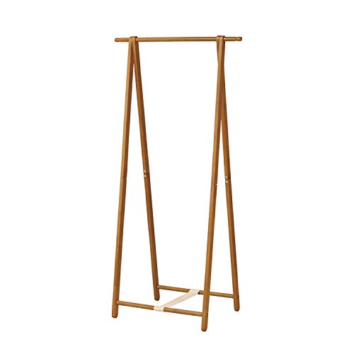 弘益 木製コートハンガー ブラウン WH-F55 約155×77.5×45.5cm