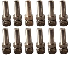 Image of IONIX High pressure Misting System Kit with Nozzles, Mist Pump, smps, Pipe 20mtr, Connectors etc. for Terrace /Balcony /Garden Cooling /Animal husbandry /Hydroponics /fish farming