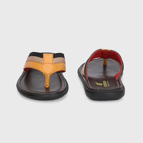Image of Centrino Slipper for Men | Cushioned Insole for Comfort | Stylish & Durable Chappal for Boys & Men| Perfect for Beach days 6803