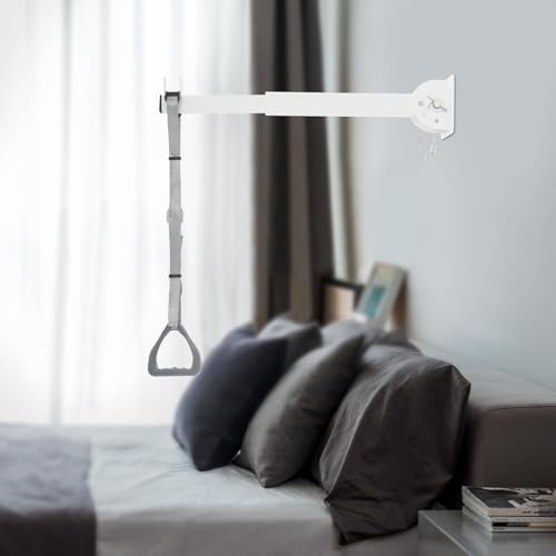Barra de trapecio para cama de hospital para ancianos, ayuda de pie para levantar movilidad y transferencia, ayuda de pie de escalera para hospital y hogares de ancianos