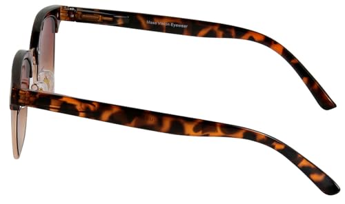 'The Executive' Classic Semi-Rimless Bifocal Reading Sunglasses for Men and Women Featuring Spring Hinges4