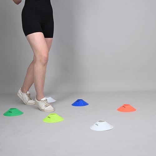 Image of Fitfix Disc Cones Set |Space Marker| - Soccer Cones for Training, Football, Kids, Sports, Field Cone MarkersPro Disc Cones Set |Space Marker| - Footbal Field Cone Marker