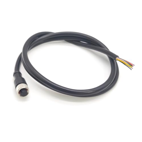 Cable conector M12 12 pines hembra 2 metros miniatura 5