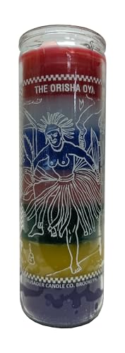 Orisha OYA (Spirit of The Wind) 7 Color Devotional Candle