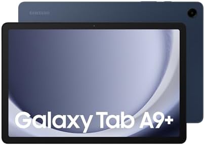 Samsung Galaxy Tab A9+ Android Tablet, 64GB Storage, Large Display, 3D Sound, Navy, 3 Year Manufacturer Extended Warranty (UK Version)