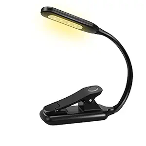 ZALHIN Reading Light Reading Led Light Eye Protection Light Clip On Light Laptop Desk Bed Reading Light (Size : Battery)