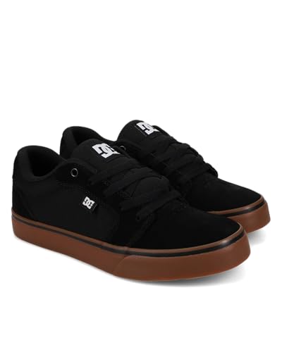 DC Anvil Action - Zapatos Deportivos para Hombre, Negro/Chicle, 43 EU