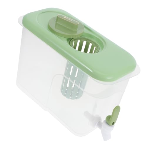UTHCLO koud water sapcontainer voor koelkast Koude drinkcontainer drinkkan met tuit sapkan met kraantje melkkan kraan drankcontainers voor koelkast feestdrankcontainer p.p Lichtgroen