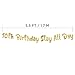 10th Birthday Slay All Day Gold Glitter Banner - 10th Birthday Party Supplies, Ideas, Gifts and Decorations