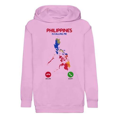 Sweat à Capuche Enfant Philippines is Calling Me Premium en tissu épais et finitions soignées