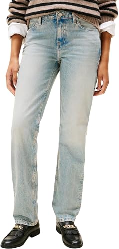 Jean Tommy Hilfiger femme Kyle droit pour un look élégant de bureau ou de week-end