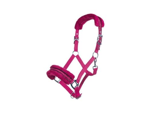 Licol HKM Glitter rose, idéal pour briller lors du pansage quotidien