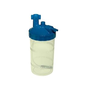 Umidificatore a bottiglia da 400 ml Monopaziente per Ossigenoterapia con attacco a vite