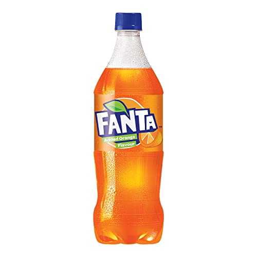 Image of Fanta Orange Flavored Cold Drink | Soft Drink With Added Orange Flavour | Delicious Orangey Flavor| Pet Bottle, 1 L, Vegetarian