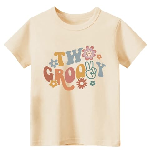 Image of Toddler Boys Girls 2nd Birthday Shirt Outfit for Kids Two Years Old Birthday Gift for Party Short Sleeve Tshirt