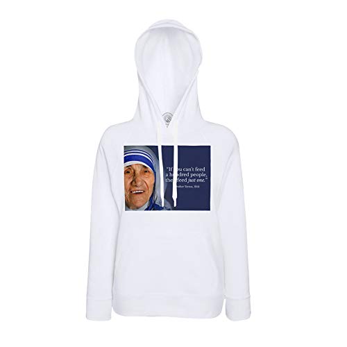 Sweat à capuche Feed One Mother Theresa un vêtement porteur de sens et d'espoir